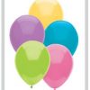 11 INCH PASTEL PARTYMATE LATEX BALLOON ASSORTMENT 100BAG AQ11AP