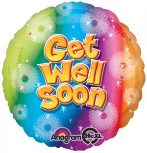 18 Inch Get Well Soon Mylar Balloon 25916-62