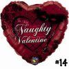 Naughty Valentine Heart Balloon 16730-V14