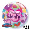 BE MINE VALENTINES HEART 22 INCH BUBBLE W40095 - 28