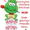 Kiss Me Frog Prince Balloon Bouquet