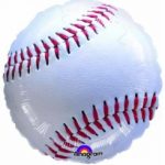 Baseball Shape 18 Inch Mylar Balloon 117030