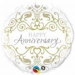 18 Inch Anniversary Classic Mylar Balloon 36491