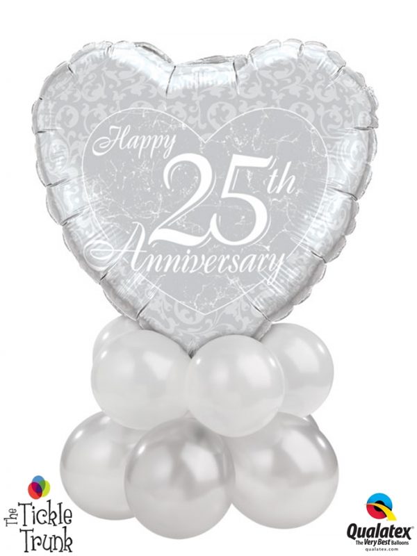 25th Anniversary Mini Table Topper Balloon Centrepiece AN-07