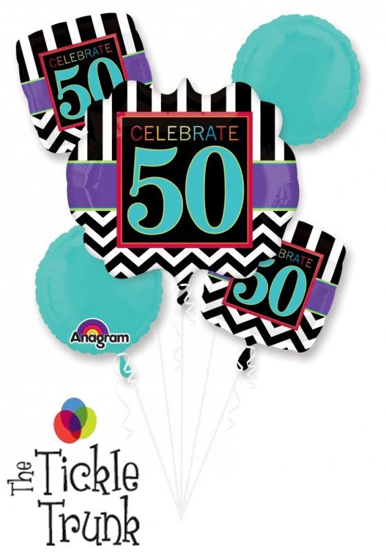 50th Birthday Celebration Balloon Bouquet AR-04 28828