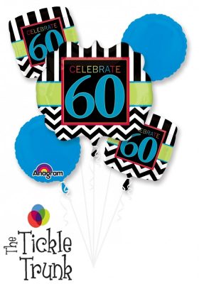 60th Birthday Celebration Balloon Bouquet AR-05 28829