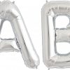 Baby Letters Silver 34 Inch