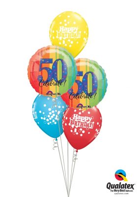 Celebrate Age Birthday Balloon Bouquet AR-21