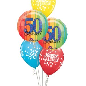 Celebrate Age Birthday Balloon Bouquet AR-21