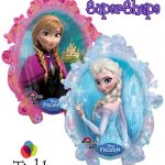 Disney SuperShape Frozen Balloon 25w x 31h 28162 2 sided