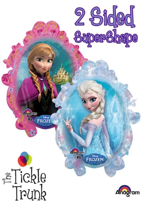 Disney SuperShape Frozen Balloon 25w x 31h 28162 2 sided