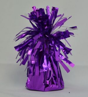 Foil Balloon Weight Purple w00021