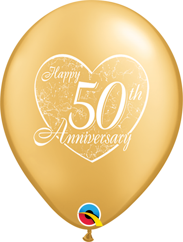 Happy 50th Anniversary Heart 37185