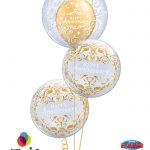 Happy Anniversary Filigree Balloon Bouquet AN-02
