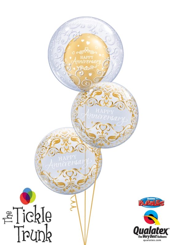 Happy Anniversary Filigree Balloon Bouquet AN-02
