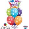 Happy Birthday Star Shape Bubble Bouquet BK-09