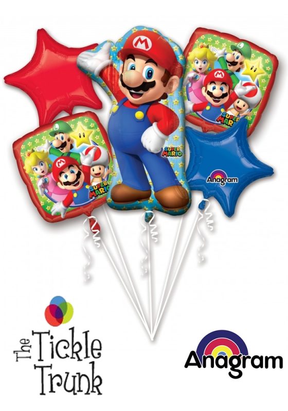 MARIO BROS BALLOON BOUQUET 32011 KS-02