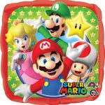 Mario Bros & Friends 18 INch Mylar Balloon 32008