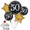 Sparkling 50th Birthday Balloon Bouquet AR-09 32145