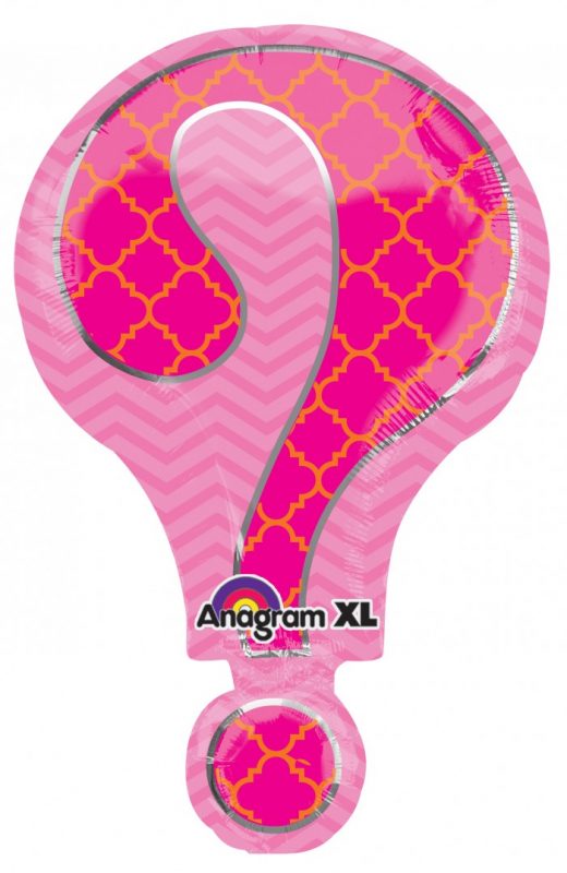 SuperShape Gender Reveal Question Mark Balloon 28798