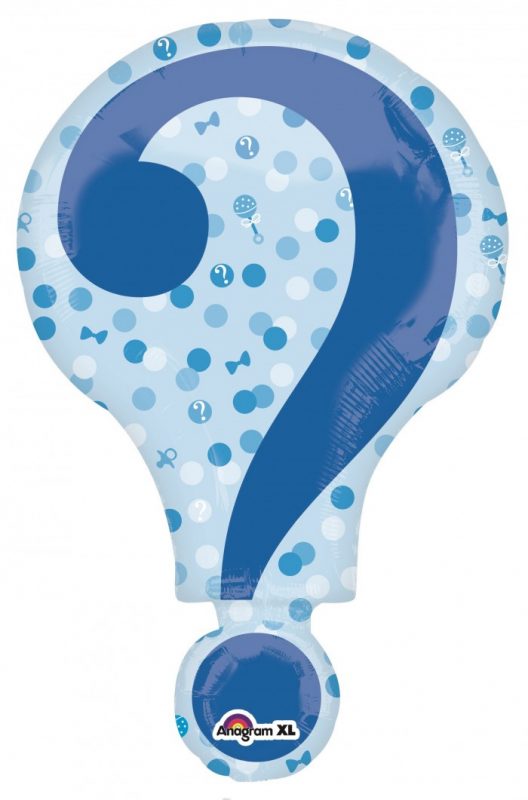 SuperShape Gender Reveal Question Mark Balloon 32533