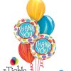 Thank You Dots & Swirls Balloon Bouquet TX-01