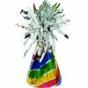 Foil Balloon Weight Rainbow Stripes 112726