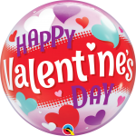 Happy Valentines Day Hearts Bubble Balloon 54603 back