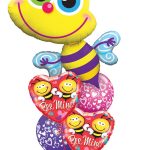 Hearts Abuzz Valentines Balloon Bouquet 2016vday18 LR