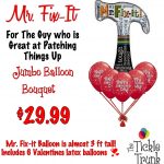 Mr Fix-it Valentine Balloon Bouquet